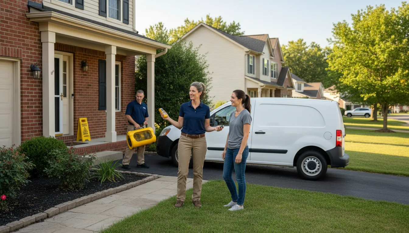 Water restoration image for Emergency Water Removal Services in Comstock Park, MI